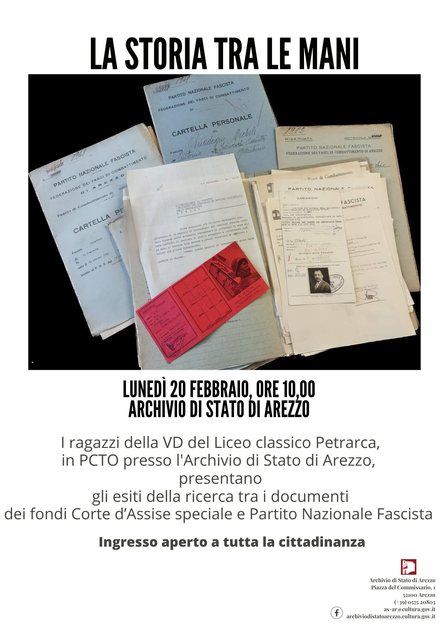 LA STORIA TRA LE MANI